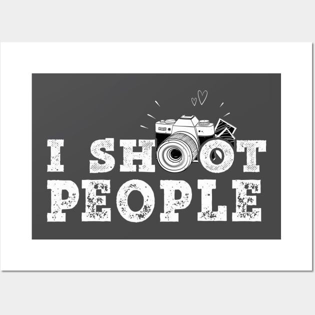 I Shoot People Wall Art by PlimPlom